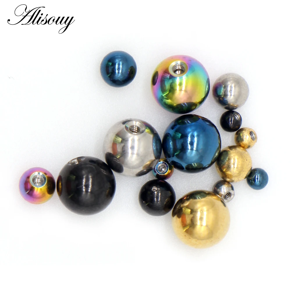 Body Jewelry Replacement Ball - Alisouy 10 Teile/los Edelstahl Ersatz Kugeln