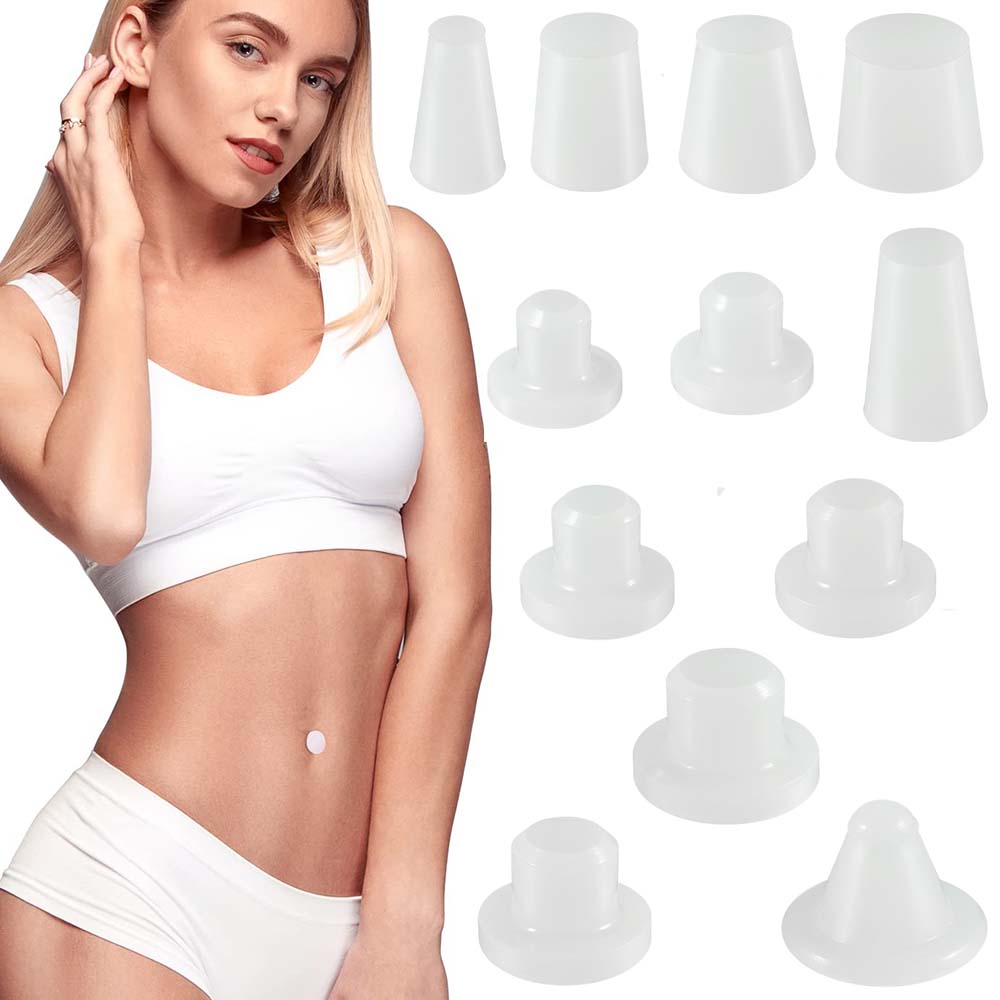 Body Jewelry Repair - 1 Stück Silikon-Bauchnabel-Plug, Bauchnabel-Trainer für Gewichtsreduzierung