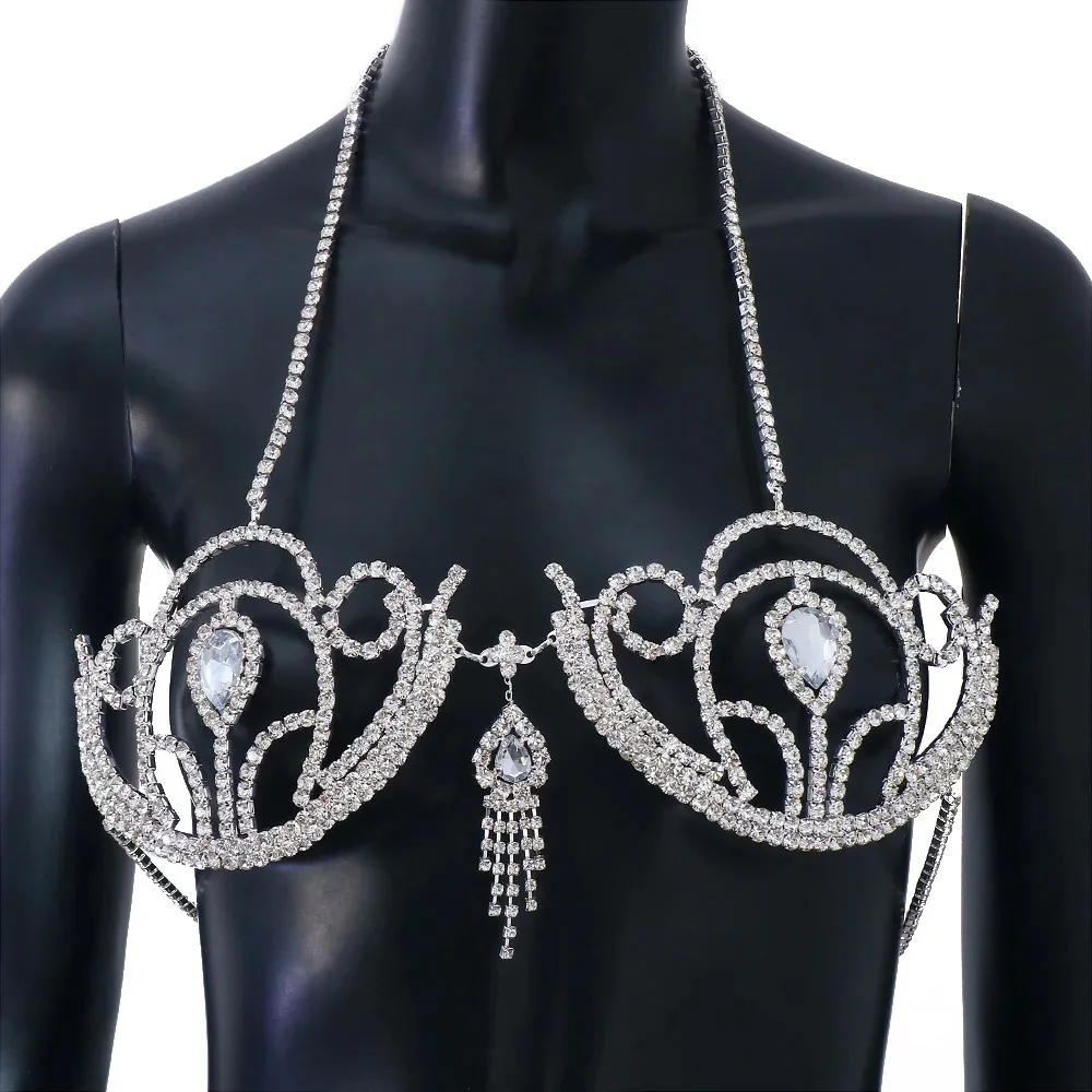 Luxus Strass Bikini BH geometr – Body Jewelry For You Bewertung und Preis
