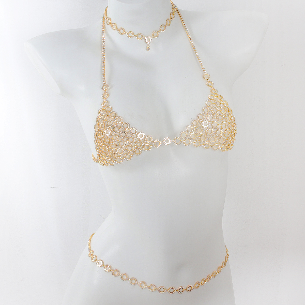 Modische kreisförmige Spleißen – Body Jewelry Necklace Bewertung und Preis