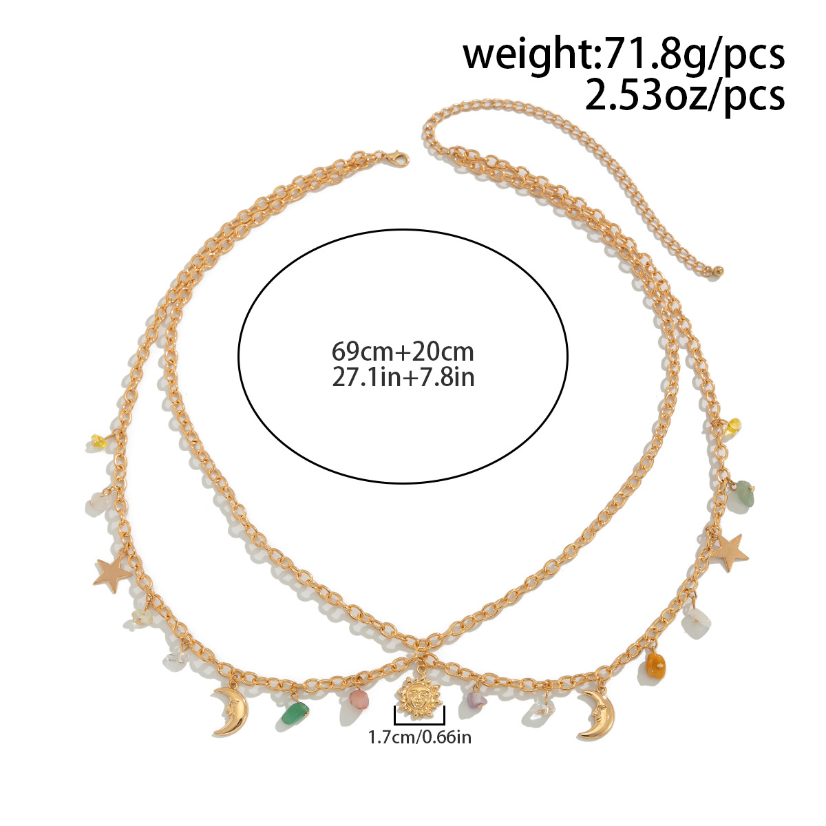 Boho-Stern-Mond-Sonnen-Anhänge – Body Jewelry For You Bewertung und Preis