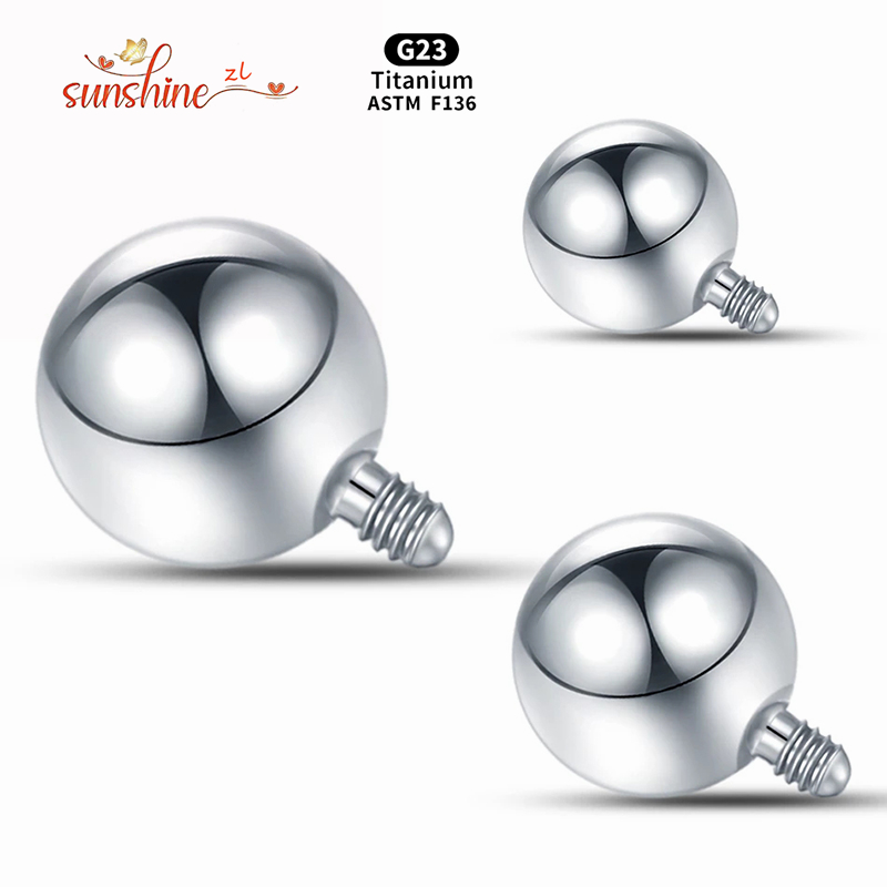 1PCS Innengewinde Ball Titan E – Body Jewelry Replacement Ball Bewertung und Preis