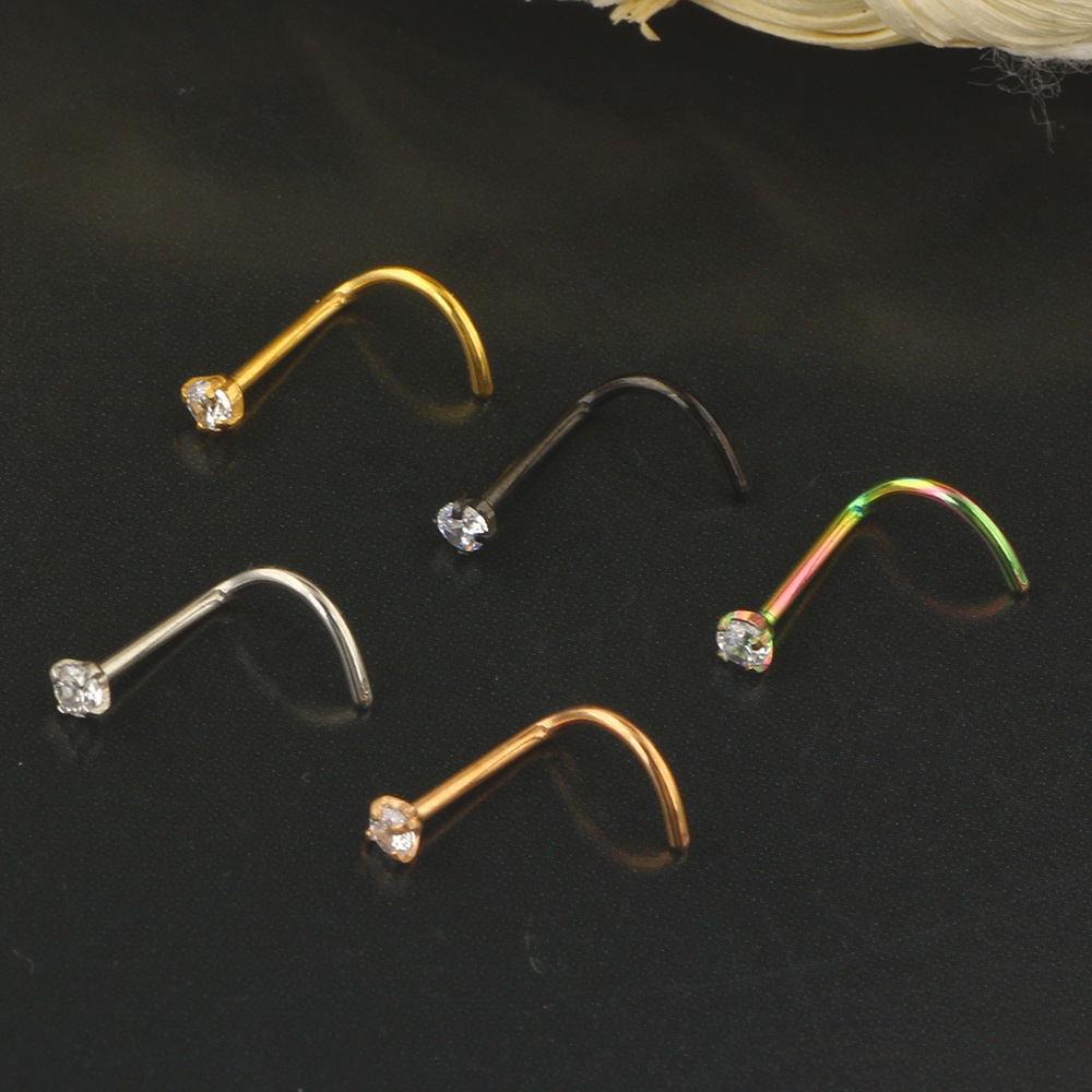 20G Nasenringe und -stecker au – Body Jewelry Surgical Steel Bewertung und Preis