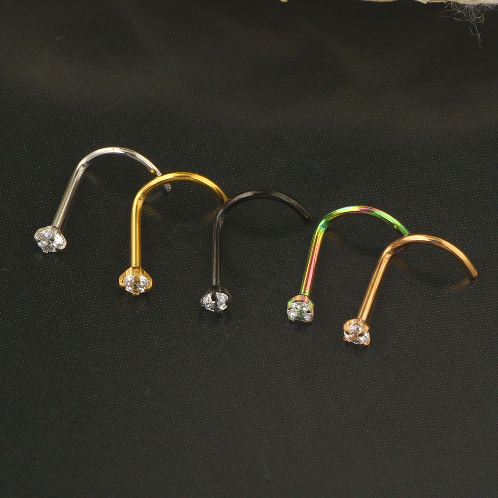 20G Nasenringe und -stecker au – Body Jewelry Surgical Steel Bewertung und Preis