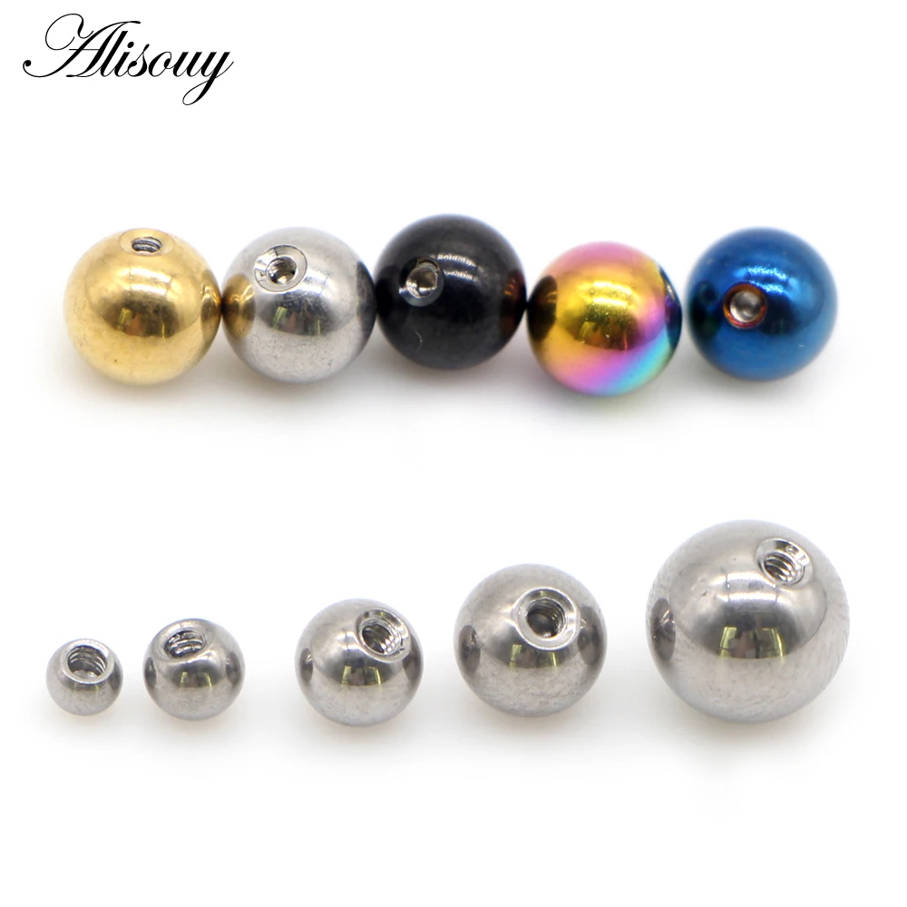 Alisouy 10 Teile/los Edelstahl – Body Jewelry Replacement Ball Bewertung und Preis