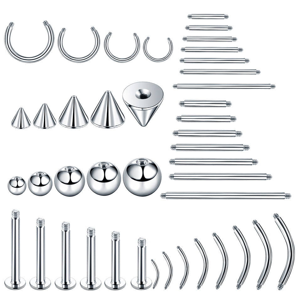 100 teile/los Stahl Ohrring Ba – Body Jewelry Replacement Ball Bewertung und Preis