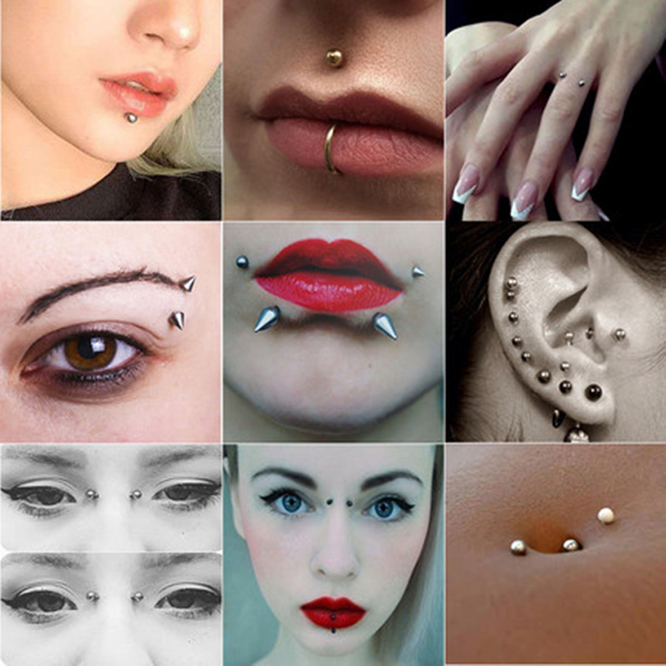 100 teile/los Stahl Ohrring Ba – Body Jewelry Replacement Ball Bewertung und Preis