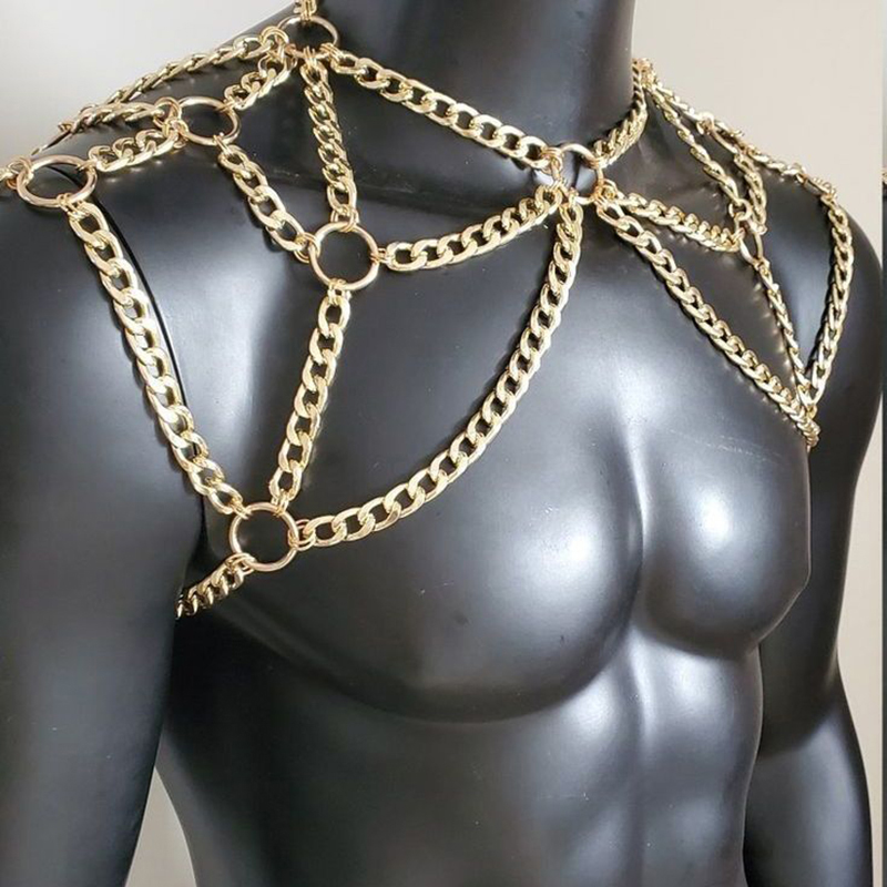 Punk Männer Schulter Körper Ke – Body Jewelry Necklace Bewertung und Preis