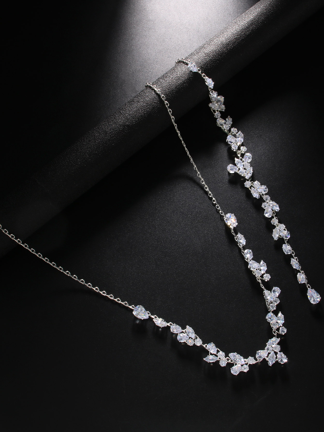 Kristallblatt-Rückenketten-Sch – Body Jewelry Necklace Bewertung und Preis