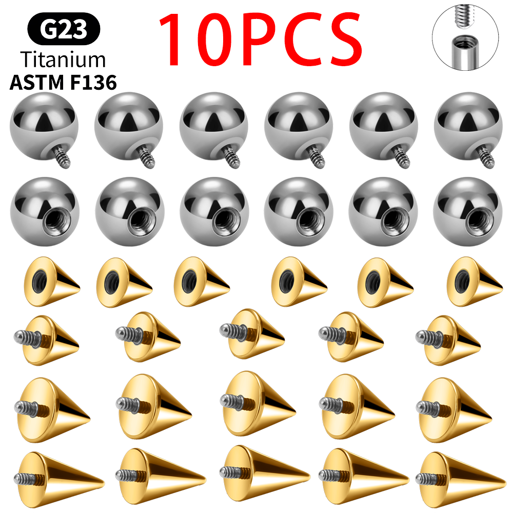 Titan-Kugelkegel-Ersatzteile,  – Body Jewelry Replacement Ball Bewertung und Preis